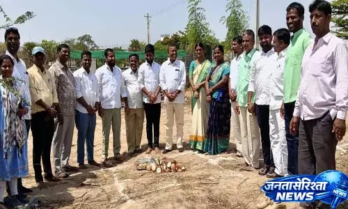 गुडूर में प्राइमरी हेल्थ Sub-Center के निर्माण के लिए आधारशिला रखी गई गुडूर में प्राइमरी हेल्थ Sub-Center के निर्माण के लिए आधारशिला रखी गई