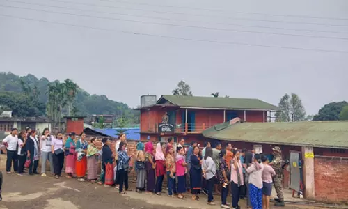 नगालैंड उपचुनाव: कोरिडांग विधानसभा सीट पर दोपहर 1 बजे तक करीब 60 प्रतिशत मतदान नगालैंड उपचुनाव: कोरिडांग विधानसभा सीट पर दोपहर 1 बजे तक करीब 60 प्रतिशत मतदान