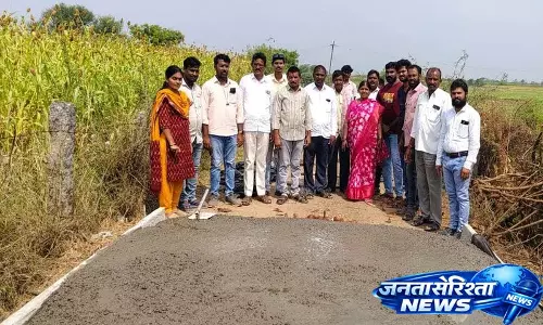Bajjathanda में नई सीसी रोड का उद्घाटन