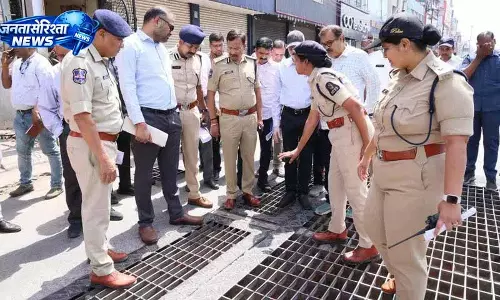 Hyderabad: शेखपेट से मसाब टैंक तक मॉडल कॉरिडोर का निरीक्षण