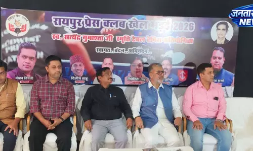स्वर्गीय सत्येंद्र गुमास्ता स्मृति टेबल टेनिस प्रतियोगिता का शुभारंभ