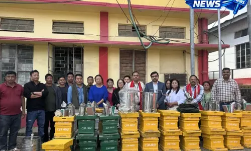 Nagaland: वोखा में फूलों की खेती और मधुमक्खी पालन पर सलाहकार बैठक हुई Nagaland: वोखा में फूलों की खेती और मधुमक्खी पालन पर सलाहकार बैठक हुई