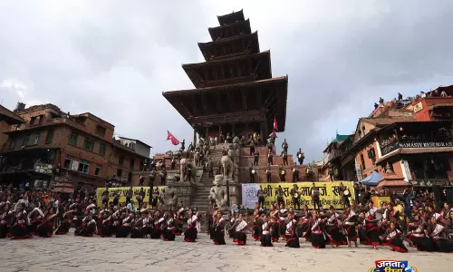 Bhaktapur में बिस्का जात्रा उत्सव की शुरुआत Bhaktapur में बिस्का जात्रा उत्सव की शुरुआत