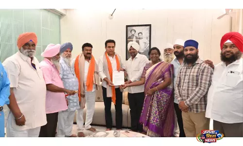 अमीरपेट गुरुद्वारा समिति ने KTR को बैसाखी समारोह के लिए आमंत्रित किया