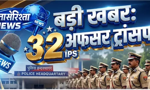 क्राइम कंट्रोल बड़ा फेरबदल: DGP ने 32 IPS अफसरों को सौंपी जिलों की कमान