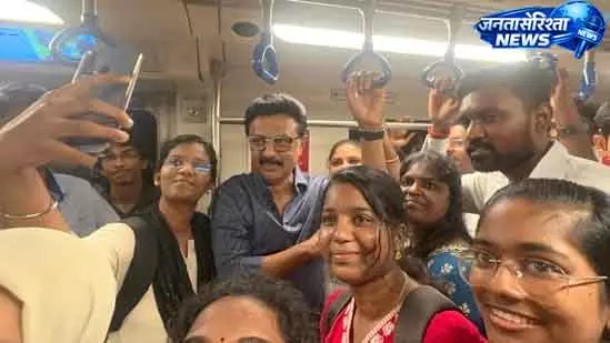 स्टालिन ने Chennai में चुनाव प्रचार के लिए मेट्रो से यात्रा की स्टालिन ने Chennai में चुनाव प्रचार के लिए मेट्रो से यात्रा की
