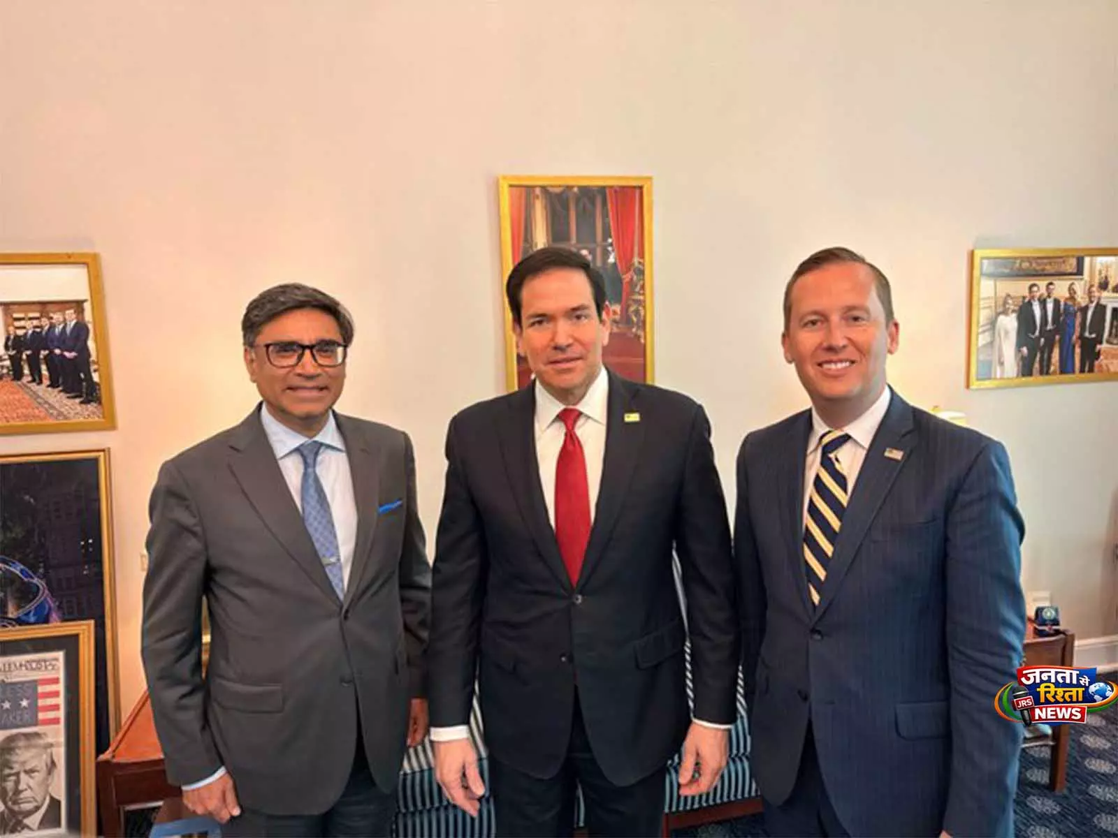 विक्रम मिस्री और मार्को रूबियो की Washington में मुलाकात विक्रम मिस्री और मार्को रूबियो की Washington में मुलाकात