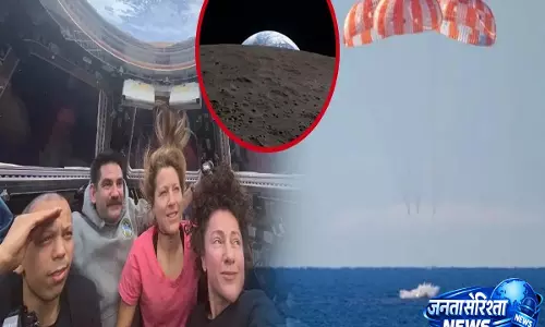 NASA का आर्टेमिस II क्रू 10 दिन के शानदार लूनर ओडिसी में ह्यूमन स्पेसफ्लाइट रिकॉर्ड तोड़ने के बाद वापस लौटा NASA का आर्टेमिस II क्रू 10 दिन के शानदार लूनर ओडिसी में ह्यूमन स्पेसफ्लाइट रिकॉर्ड तोड़ने के बाद वापस लौटा