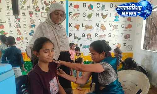 HPV ड्राइव के तहत एक दिन में 3,664 लड़कियों को वैक्सीन लगाई गई