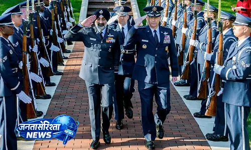 IAF चीफ ने अपने US काउंटरपार्ट के साथ डिफेंस रिलेशन पर चर्चा की