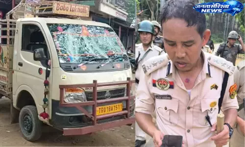 तकरजाला में BJP और टिपरा मोथा समर्थकों के बीच झड़प में सिपाहीजला SP घायल तकरजाला में BJP और टिपरा मोथा समर्थकों के बीच झड़प में सिपाहीजला SP घायल