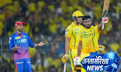 आईपीएल 2026: संजू सैमसन ने लगाया चौथा शतक, डीसी के खिलाफ सीएसके ने बनाए 212 रन