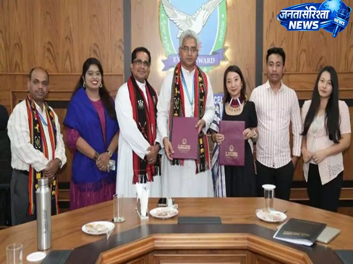 Nagaland: एनएसयूबी, ईएनएसयूबी ने कॉलेज, अस्पताल के साथ समझौता ज्ञापन पर हस्ताक्षर किए Nagaland: एनएसयूबी, ईएनएसयूबी ने कॉलेज, अस्पताल के साथ समझौता ज्ञापन पर हस्ताक्षर किए
