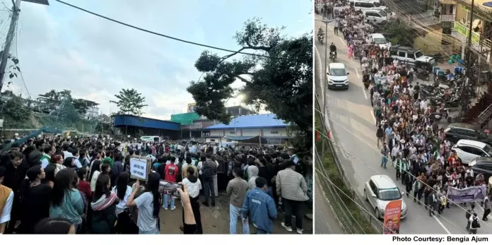Arunachal: यापी पोटोम के लिए न्याय की मांग करते हुए सैकड़ों लोगों ने मार्च निकाला Arunachal: यापी पोटोम के लिए न्याय की मांग करते हुए सैकड़ों लोगों ने मार्च निकाला