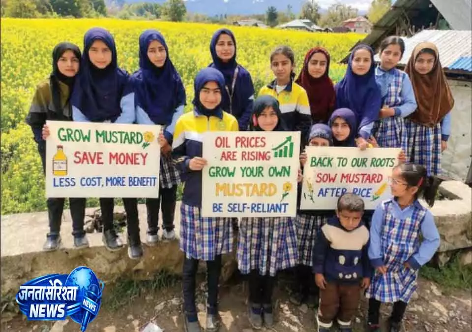 Kupwara सरसों की फसल से किसानों की आमदनी बढ़ी Kupwara सरसों की फसल से किसानों की आमदनी बढ़ी