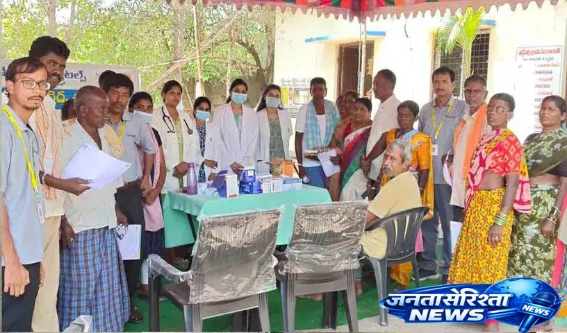 Vaddepalli में सरपंच रेणुका राजा गौड़ की अगुवाई में फ्री मेडिकल कैंप लगाया गया Vaddepalli में सरपंच रेणुका राजा गौड़ की अगुवाई में फ्री मेडिकल कैंप लगाया गया
