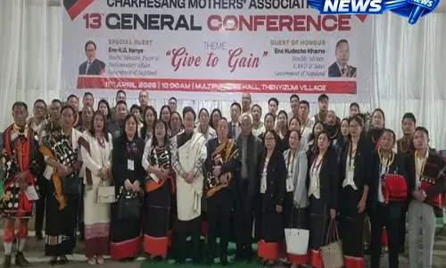 Nagaland: के.जी. केन्ये ने संस्कृति को बचाने के लिए चाखेसांग मदर्स एसोसिएशन की तारीफ़ Nagaland: के.जी. केन्ये ने संस्कृति को बचाने के लिए चाखेसांग मदर्स एसोसिएशन की तारीफ़