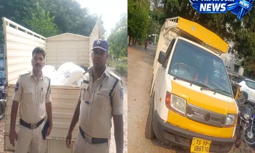 Hyderabad: पहाड़ी शरीफ पुलिस ने 8 क्विंटल PDS चावल जब्त किया, ड्राइवर गिरफ्तार