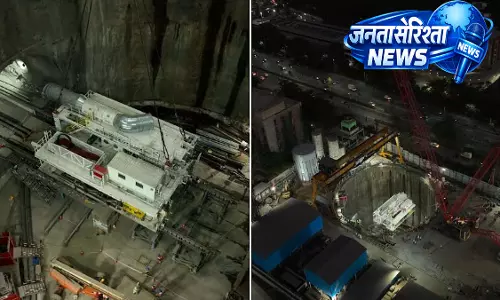 मुंबई-अहमदाबाद बुलेट ट्रेन प्रोजेक्ट के लिए 39 मीटर अंडरग्राउंड दूसरी TBM असेंबली शुरू मुंबई-अहमदाबाद बुलेट ट्रेन प्रोजेक्ट के लिए 39 मीटर अंडरग्राउंड दूसरी TBM असेंबली शुरू