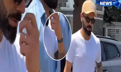 विराट कोहली ने आज RCB और मुंबई इंडियंस के मैच से ठीक पहले अलीबाग में ₹1.4 करोड़ की घड़ी पहनी