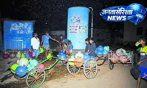 Haveri : डीसी ऑफिस के पास पानी का संकट