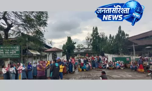 Assam : तिनसुकिया में तेंदुए के हमले के बाद चाय बागान में मजदूरों का प्रदर्शन Assam : तिनसुकिया में तेंदुए के हमले के बाद चाय बागान में मजदूरों का प्रदर्शन