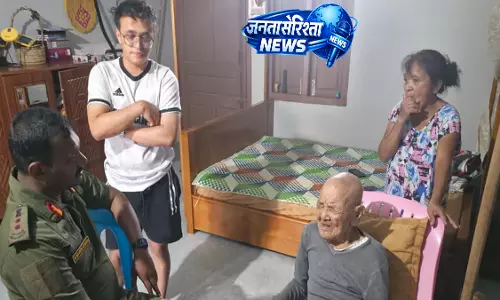 मोरेह में 104 वर्षीय WWII सैनिक को असम राइफल्स ने किया सम्मानित