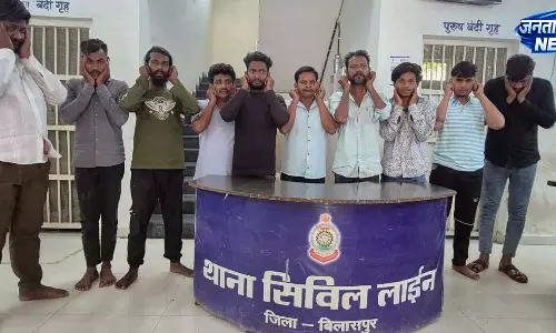 बिलासपुर पुलिस का सख्त अभियान, 209 वारंट तामील कर आरोपियों पर बड़ी कार्रवाई बिलासपुर पुलिस का सख्त अभियान, 209 वारंट तामील कर आरोपियों पर बड़ी कार्रवाई
