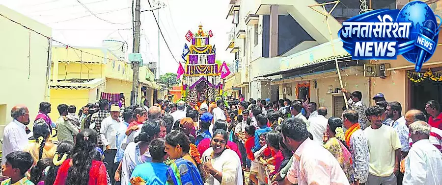 Karnataka : हेननगर में नागेश्वर रथ महोत्सव की भव्यता Karnataka : हेननगर में नागेश्वर रथ महोत्सव की भव्यता