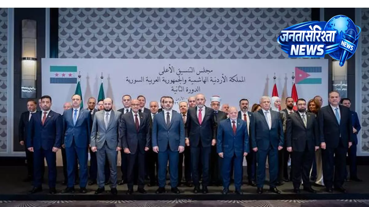 Jordan-Syria समन्वय परिषद की बैठक अम्मान में, द्विपक्षीय सहयोग पर चर्चा Jordan-Syria समन्वय परिषद की बैठक अम्मान में, द्विपक्षीय सहयोग पर चर्चा