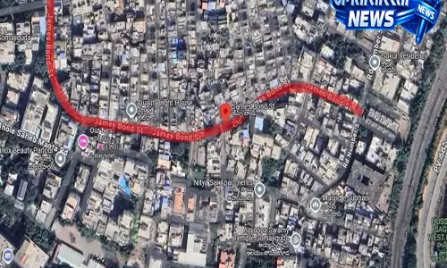 Hyderabad’s की ‘जेम्स बॉन्ड स्ट्रीट’ जो सिर्फ़ गूगल मैप्स पर