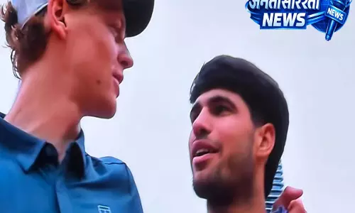 Monte Carlo Masters: इटली के जैनिक सिनर ने इतिहास रचा, फाइनल में कार्लोस अल्काराज़ को हराया Monte Carlo Masters: इटली के जैनिक सिनर ने इतिहास रचा, फाइनल में कार्लोस अल्काराज़ को हराया