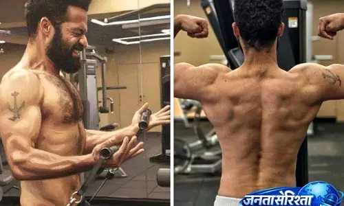 Jr NTR के ज़बरदस्त ट्रांसफ़ॉर्मेशन ने एनटीआरनील बज़ को बढ़ावा दिया Jr NTR के ज़बरदस्त ट्रांसफ़ॉर्मेशन ने एनटीआरनील बज़ को बढ़ावा दिया