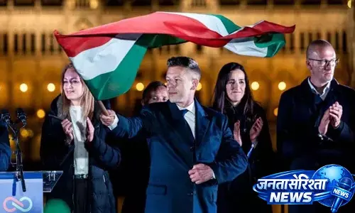Hungarian के विपक्षी उम्मीदवार पीटर मग्यार ने चुनाव में विक्टर ओरबान को हराया Hungarian के विपक्षी उम्मीदवार पीटर मग्यार ने चुनाव में विक्टर ओरबान को हराया