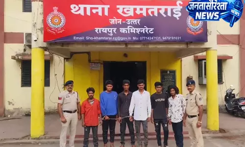 रायपुर में चोरी का खुलासा, गोदाम का शटर तोड़कर चोरी करने वाले 6 चोर गिरफ्तार