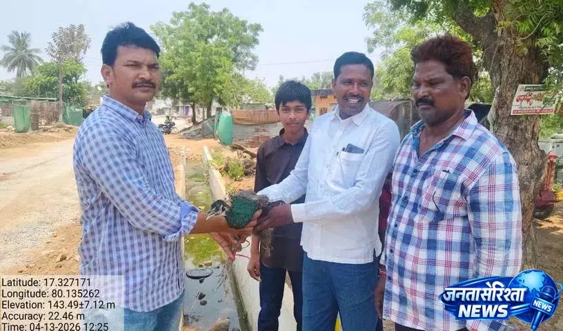 Khammam के थर्डला गांव में वन अधिकारियों ने मोर को बचाया Khammam के थर्डला गांव में वन अधिकारियों ने मोर को बचाया