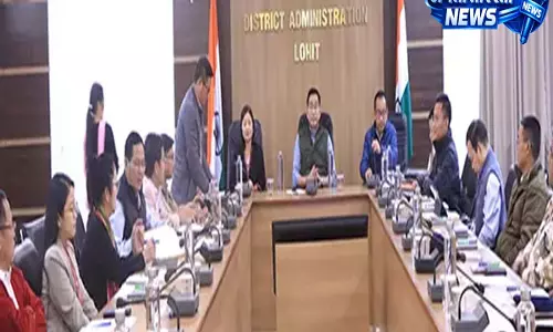 TEZU: लोहित डीडीएमए ने मानसून की तैयारियों की समीक्षा TEZU: लोहित डीडीएमए ने मानसून की तैयारियों की समीक्षा