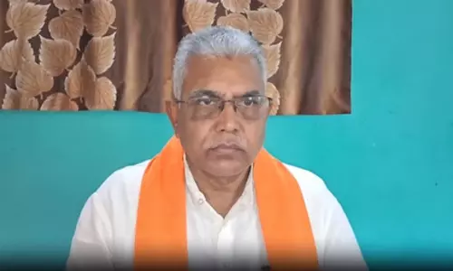 भाजपा नेता दिलीप घोष का ममता बनर्जी पर हमला, कहा- बंगाल में लूटा जाता है सरकारी धन