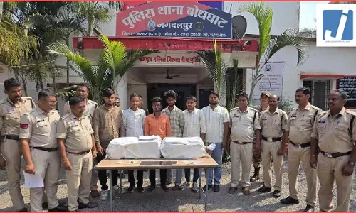 धर्मशाला में छापा, 54 KG गांजा के साथ 6 लोग दबोचे गए