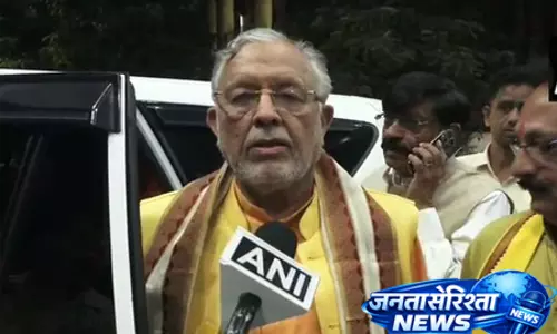 सम्राट चौधरी को NDA विधायक दल का नेता चुने जाने पर सुरेश खन्ना ने दी बधाई सम्राट चौधरी को NDA विधायक दल का नेता चुने जाने पर सुरेश खन्ना ने दी बधाई