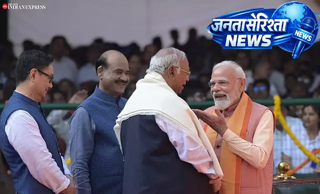 संसद भवन में डॉ. अंबेडकर जयंती कार्यक्रम: Modi-खड़गे साथ मुस्कुराते नजर आए संसद भवन में डॉ. अंबेडकर जयंती कार्यक्रम: Modi-खड़गे साथ मुस्कुराते नजर आए