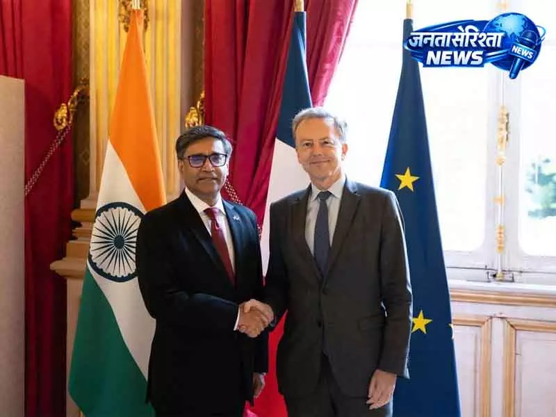 India-France ने पेरिस में बातचीत के दौरान आर्थिक सुरक्षा पर सहयोग की समीक्षा की India-France ने पेरिस में बातचीत के दौरान आर्थिक सुरक्षा पर सहयोग की समीक्षा की