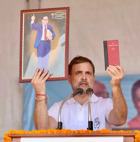 बाबासाहेब के विचारों पर बना है देश, रक्षा के लिए आखिरी दम तक लड़ते रहेंगे : राहुल गांधी बाबासाहेब के विचारों पर बना है देश, रक्षा के लिए आखिरी दम तक लड़ते रहेंगे : राहुल गांधी
