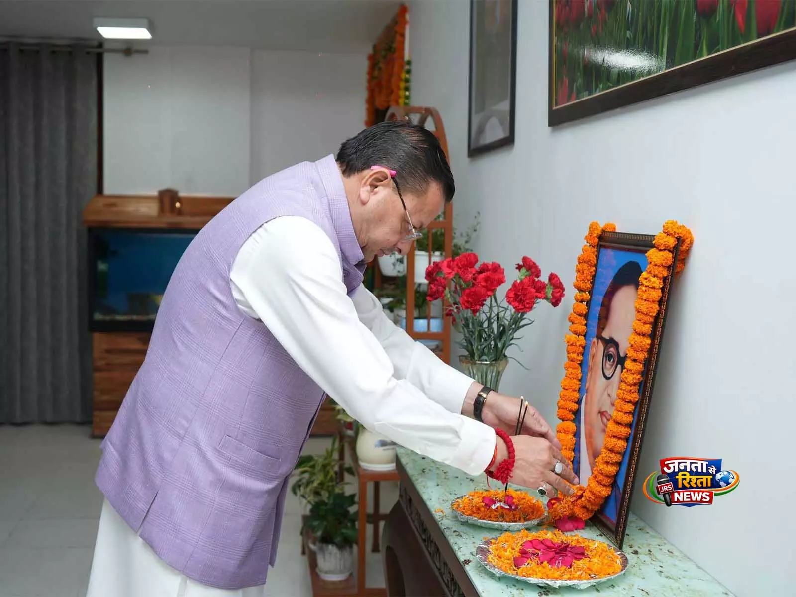 CM Dhami ने अंबेडकर जयंती पर दी श्रद्धांजलि CM Dhami ने अंबेडकर जयंती पर दी श्रद्धांजलि