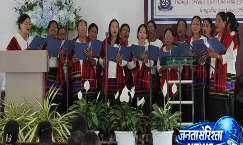 Dimapur Moilan यूनियन फेलोशिप ने 25वीं सालगिरह मनाई
