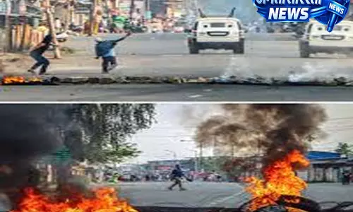 Manipur: बिष्णुपुर में झड़प के बाद फिर से अशांति