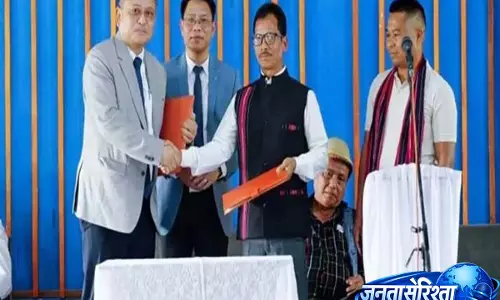 Mizoram government ने हमारे ग्रुप के साथ शांति समझौते पर साइन किए Mizoram government ने हमारे ग्रुप के साथ शांति समझौते पर साइन किए