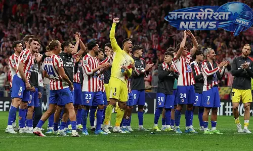 Atletico ने बार्सिलोना को एग्रीगेट में हराकर चैंपियंस लीग सेमीफाइनल में जगह पक्की की Atletico ने बार्सिलोना को एग्रीगेट में हराकर चैंपियंस लीग सेमीफाइनल में जगह पक्की की