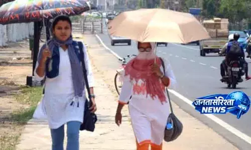 Odisha में गर्मी की लहर; टिटलागढ़ में तापमान 41.7°C Odisha में गर्मी की लहर; टिटलागढ़ में तापमान 41.7°C