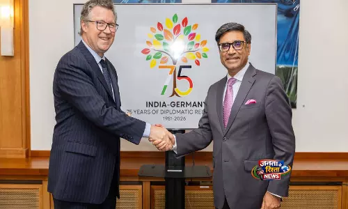 भारत-जर्मनी के 75 साल पर जारी हुआ विशेष Logo भारत-जर्मनी के 75 साल पर जारी हुआ विशेष Logo